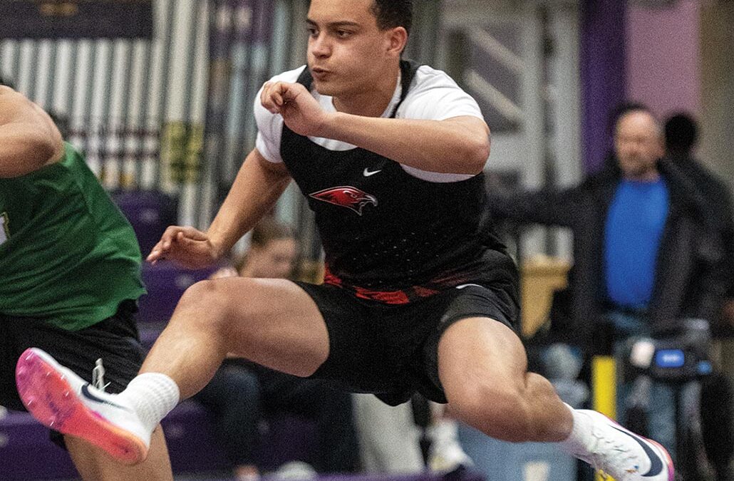 On track: twins sprint for all-around success