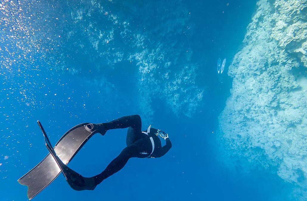 Filip Markuš, Slovak Freediver, can hold his breath for the length of this story. Can you?
