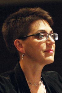 Jill Westermeyer photographed at a concert by Reid Westrem.