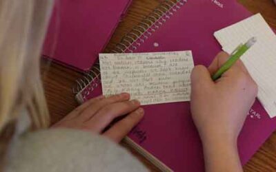 Notecards and poster boards