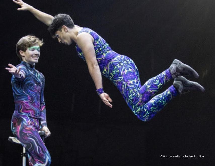 M.A. athletes and Circus Juventas