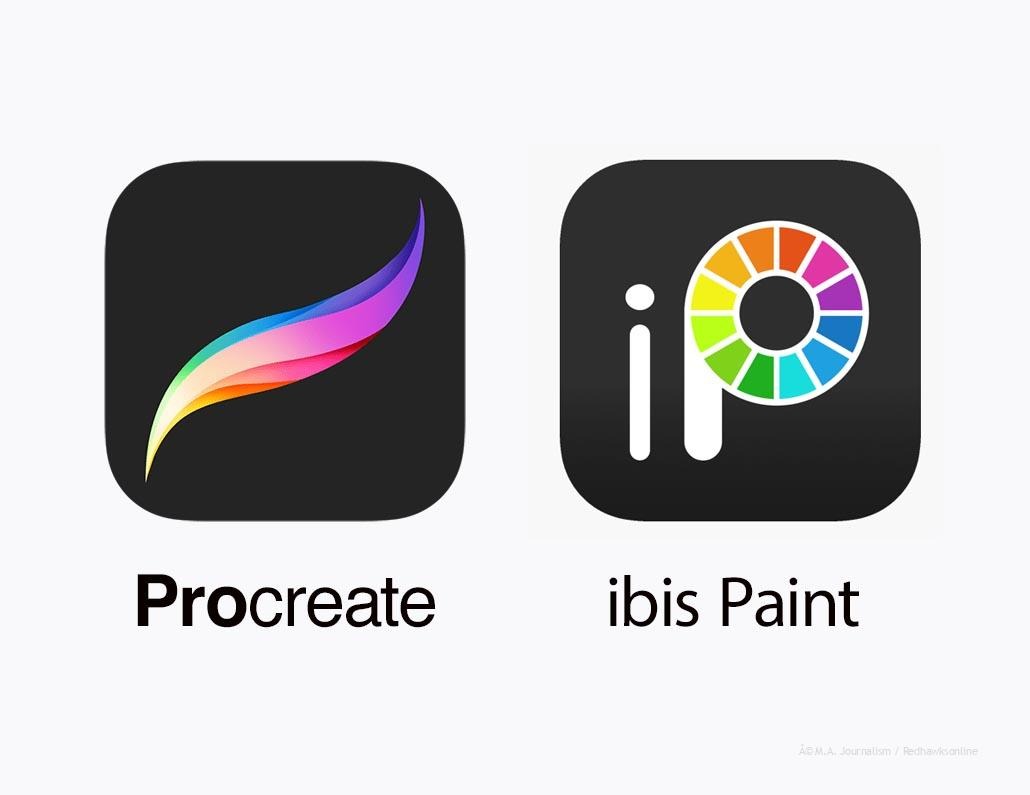 Art app review Procreate ibis Paint